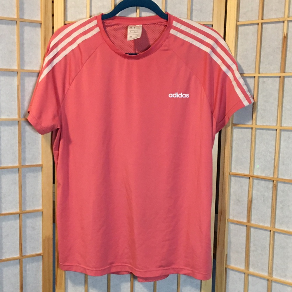 pink adidas shirt